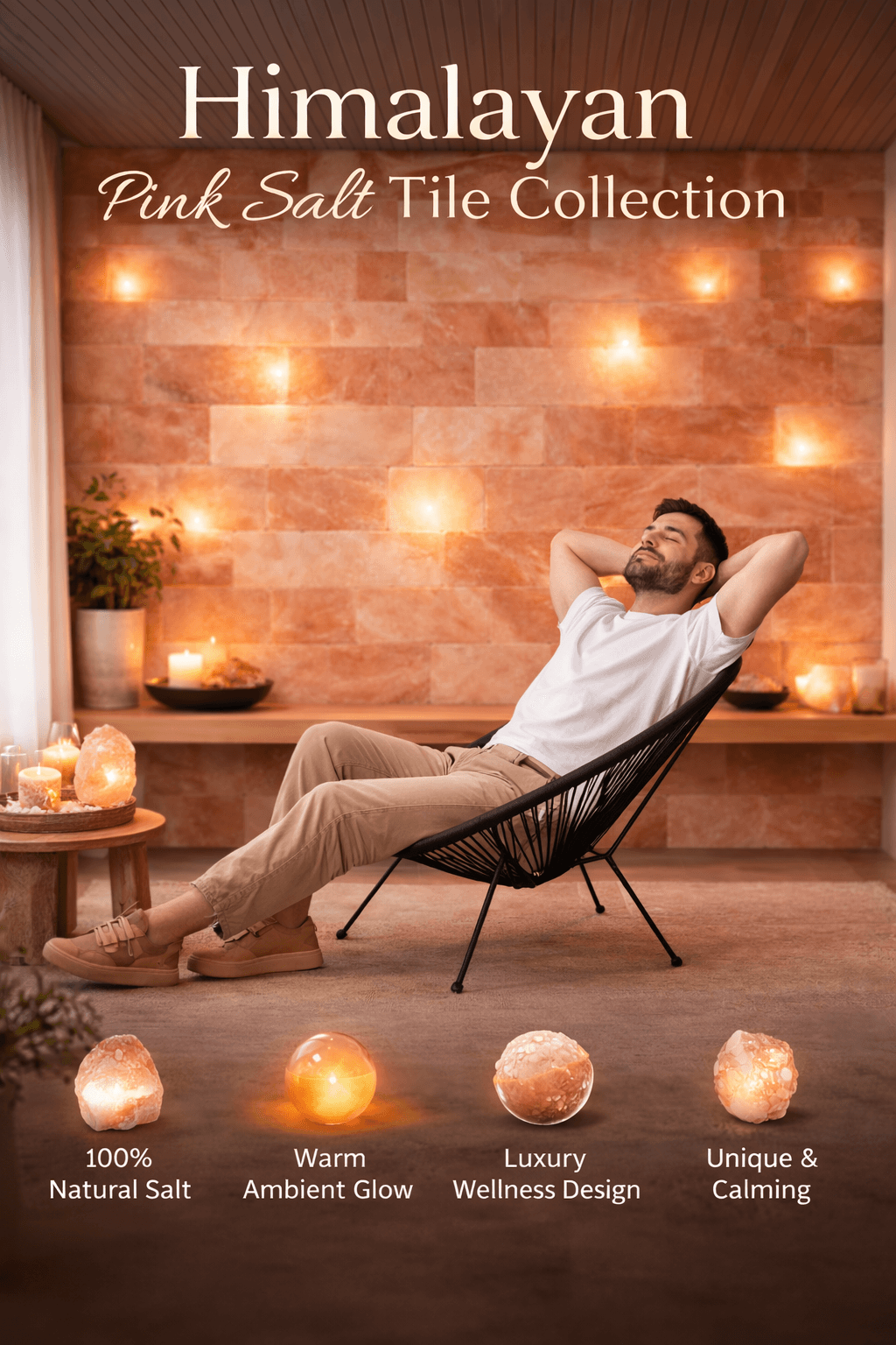 Himalayan Salt Wall Tiles