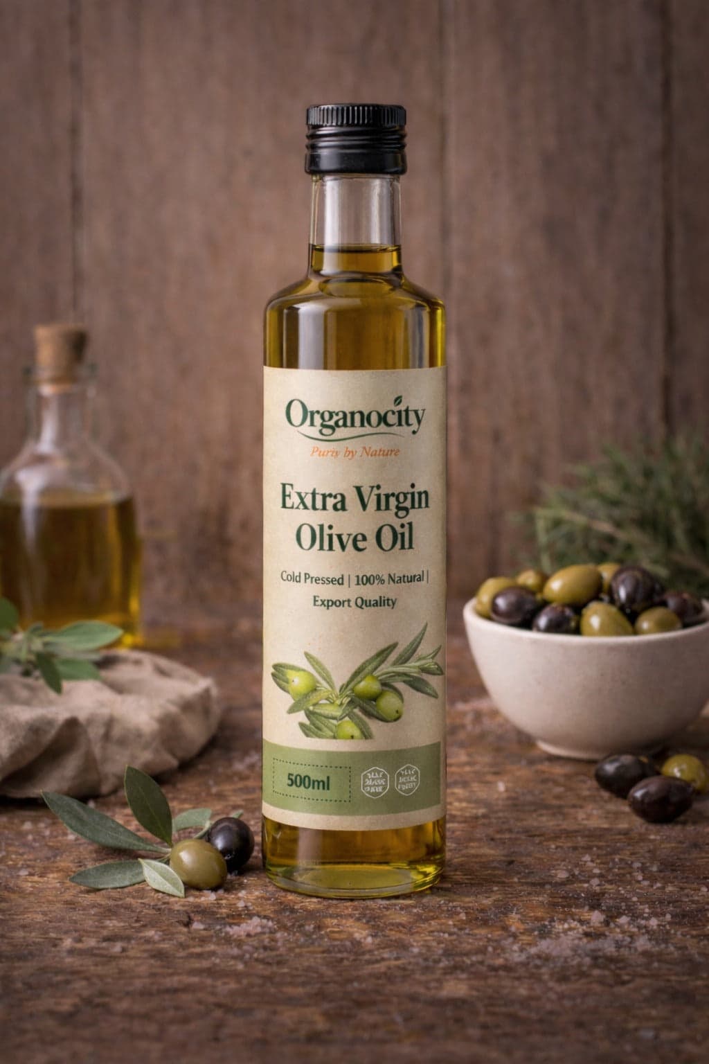 Organocity Extra Virgin Olive Oil 500ml