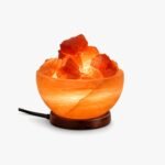Pink Salt Bowl Lamp