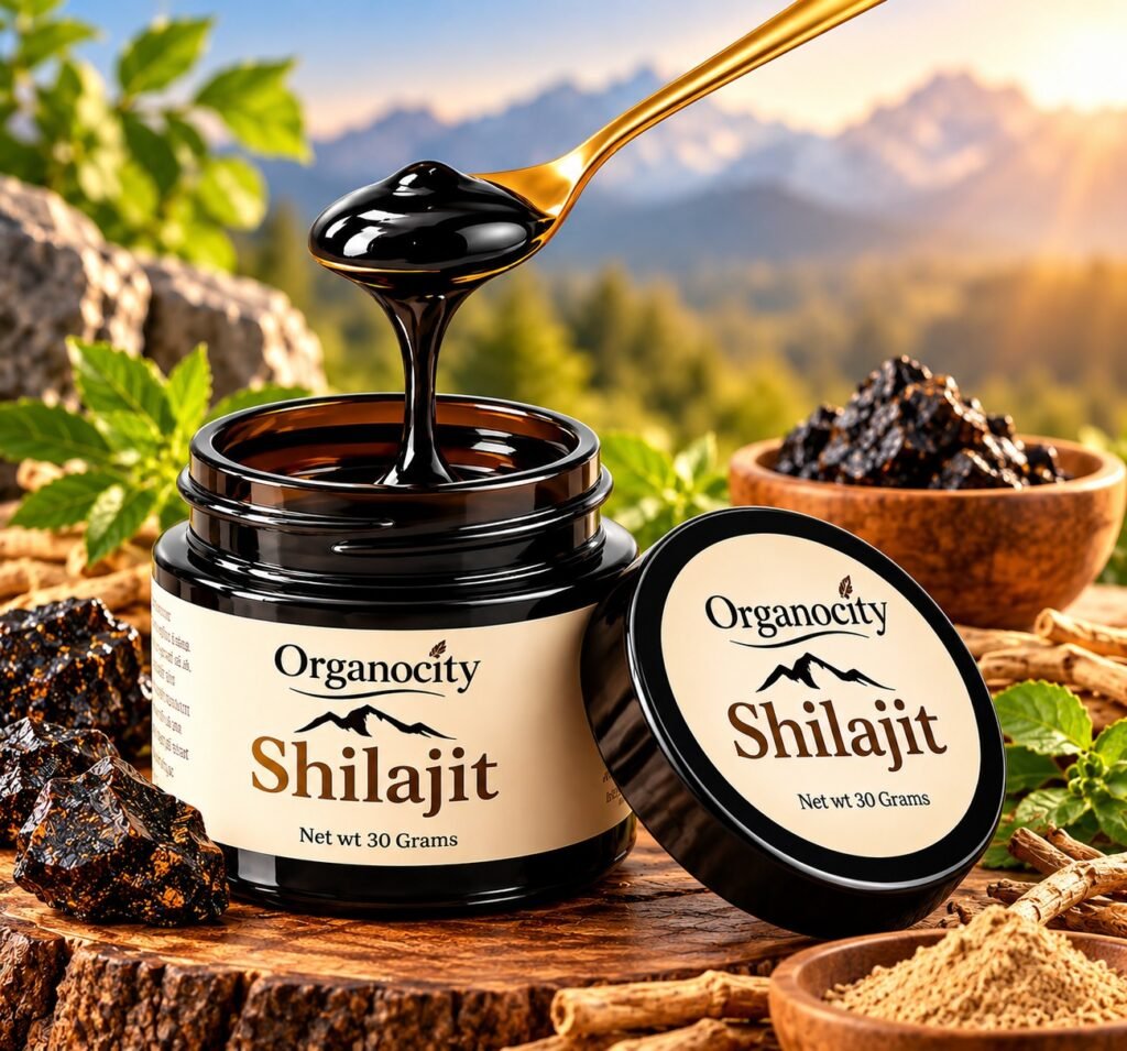 Pure Himalayan Shilajit by Organocity – lifestyle view
