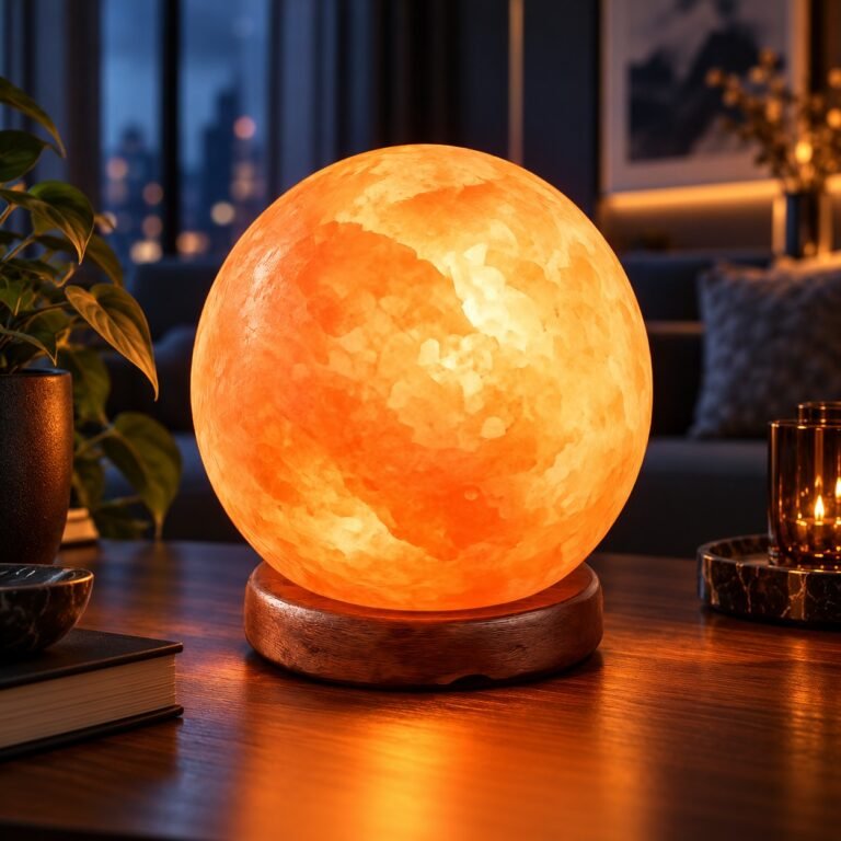 Pink Salt Ball Lamp by Organocity – product photo